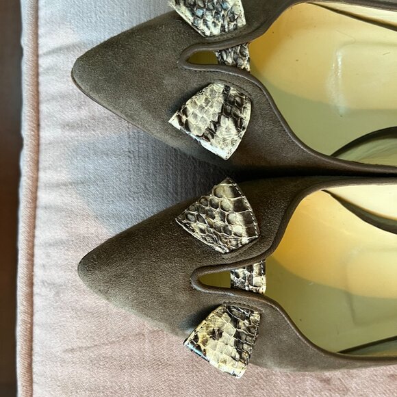 Sarah Flint Lana Flat Taupe sz 38 - Picture 2 of 5